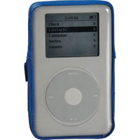 Pvc Case For Mini Ipod 3rd And 4th Generation Blue (Discontinued)
