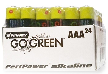 Go Green Power Inc. AAA Alkaline Batteries, 24 Count *FREE SHIPPING*