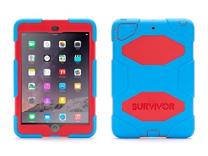 Blue/Red Survivor All-Terrain Case for iPad mini, iPad mini 2, & iPad mini 3 *FREE SHIPPING*