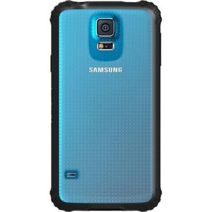 SurvivorClear Case for Samsung Galaxy S5 - Retail Packaging - Black/Clear