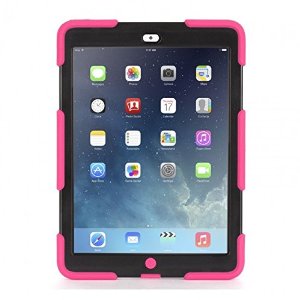 Pink/Black Survivor All-Terrain Protective Case + Stand for iPad Air 2 *FREE SHIPPING*