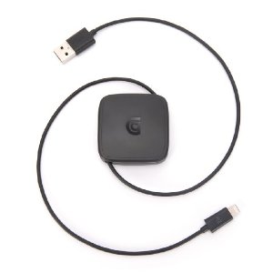 Compact Retractable Charge & Sync Lightning Cable for iPod, iPhone, and iPad *FREE SHIPPING*