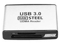 RAWUSB3 Rugged Raw Steel Superspeed USB 3.0 UDMA Card Reader *FREE SHIPPING*