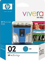 02 Cyan Ink Cartridge With Vivera Ink 