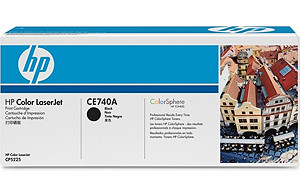 Color LaserJet CE740A Black Print Cartridge (yield: 7,000 pages)