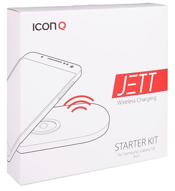 JETT Qi Wireless Charging f/ Samsung Galaxy S4 - Black *FREE SHIPPING*