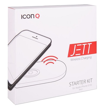 Jett Qi Wireless Charging f/ iPhone 5/5S - Black *FREE SHIPPING*