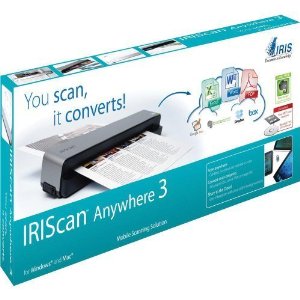 IRIScan Anywhere 3 Wireless Portable 300 dpi Color Scanner - 457485 *FREE SHIPPING*