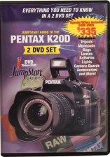 Set Of 2 DVD Training Guide For The K20d Digital Camera *FREE SHIPPING*