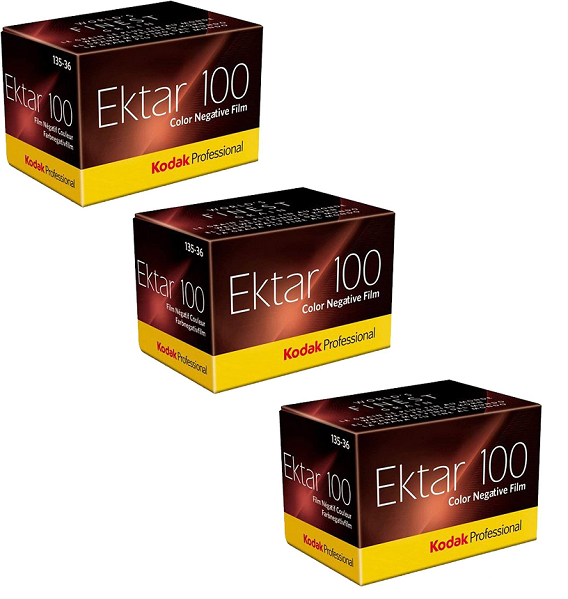 Ektar 100 Pro Color Print Film 135-36 36 Exposures - 3 Pack (108 Exposures) *FREE SHIPPING*