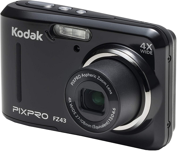 PIXPRO FZ43-BK 16 MegaPixel, 4X Optical Zoom, 2.7 Inch LCD Screen Digital Camera - Black *FREE SHIPPING*