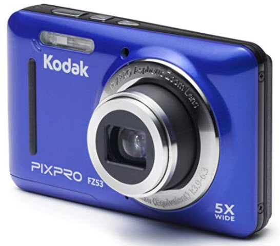 PIXPRO FZ53 16 Megapixel, 5x Optical Zoom 2.7 Inch LCD Digital Camera - Blue *FREE SHIPPING*