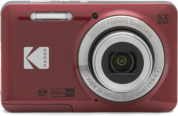 PIXPRO FZ-55 16 Megapixel, 5x 28mm Optical Zoom Digital Camera - Red *FREE SHIPPING*