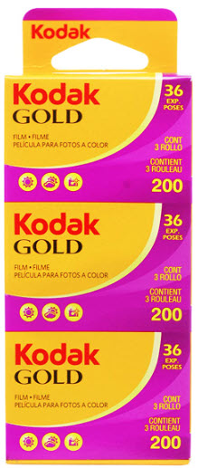 GB 200 35mm ISO 200 36 Exposure Color Print Film - 3-Pack (108 Exposures) *FREE SHIPPING*