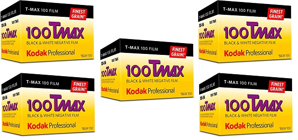 T-MAX 100 135-36 Black & White Print Film (ASA 100) - 5 Pack (180 Exposures) *FREE SHIPPING*
