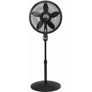 1843 18" Remote Control Cyclone Pedestal Fan, Black *FREE SHIPPING*