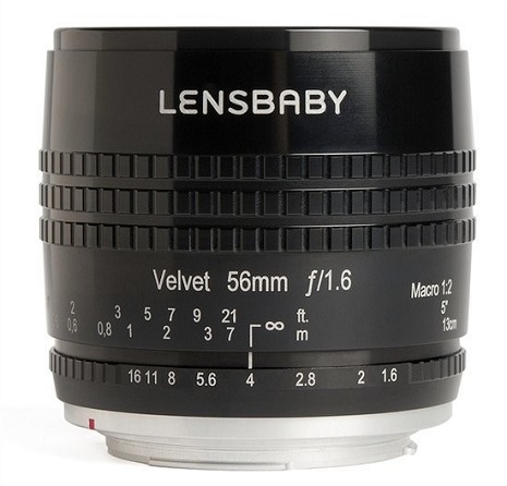 LBV56BN Velvet 56mm f/1.6 Lens for Nikon - Black *FREE SHIPPING*