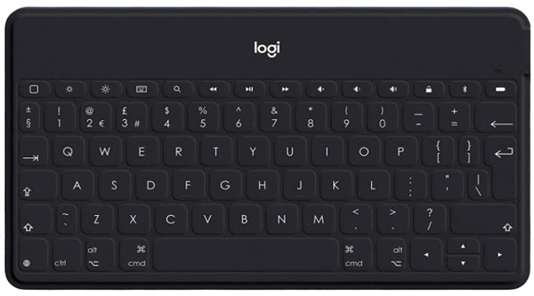 KEYS-TO-GO Ultra-Portable Light & Slim Wireless Keyboard - Black *FREE SHIPPING*