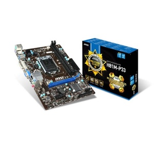 Computer Corp. LGA1150/Intel H81/DDR3/SATA3 and USB3.0/A&GbE/MicroATX Motherboard H81M-P33 *FREE SHIPPING*