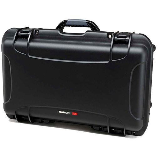 935 Wheeled Hard Utility Case with Cubed Foam Insert - Black *FREE SHIPPING*