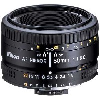 AF 50/1.8D Standard Lens (52mm) *FREE SHIPPING*