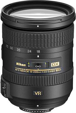 AF-S DX 18-200/3.5-5.6G ED-IF VR II Vibration Reduction Wide Angle Telephoto Zoom Lens (72mm) *FREE SHIPPING*