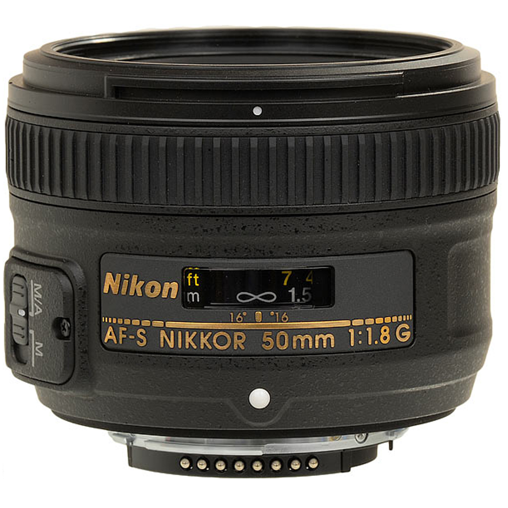 NIKON | AF-S 50mm f/1.8G Nikkor Standard Lens (58mm) *FREE