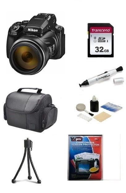 COOLPIX P1000 16.1 Megapixel, 125x (24-3000mm) VR Optical Super Zoom Digital Camera - Essential Kit *FREE SHIPPING*