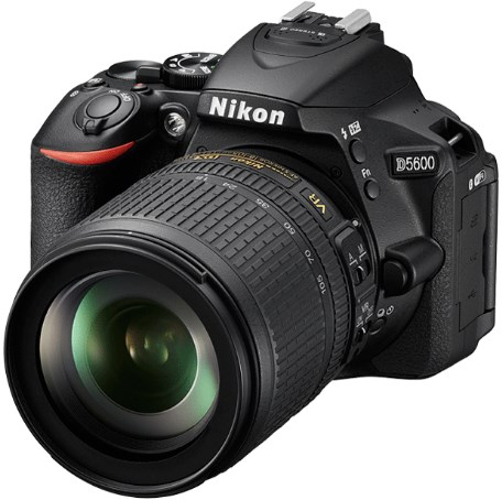 D5600 24.2 Megapixel, 3.2 Inch Vari-Angle TouchScreen Digital SLR Camera with AF-S 18-105mm VR Zoom Lens Kit - Black *FREE SHIPPING*