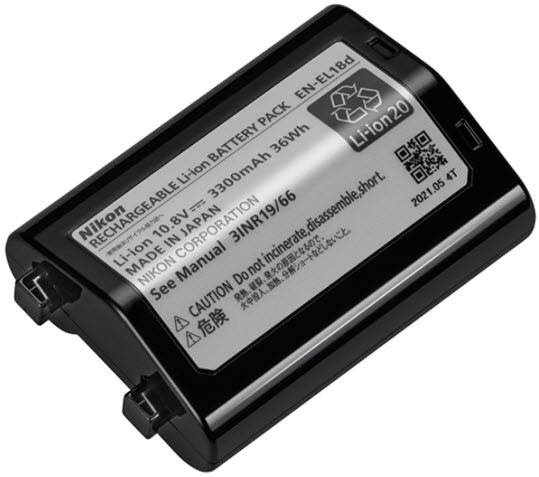 EN-EL18d Rechargeable Lithium-Ion Battery (3300mAh) *FREE SHIPPING*
