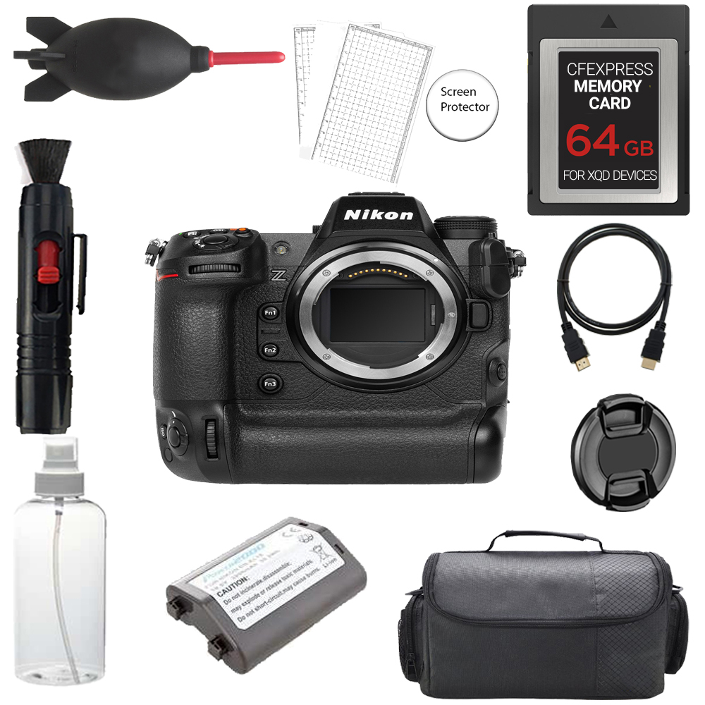 Z9 Mirrorless Camera (Body) 64GB + Bag+ Screen Protector- Basic Kit *FREE SHIPPING*