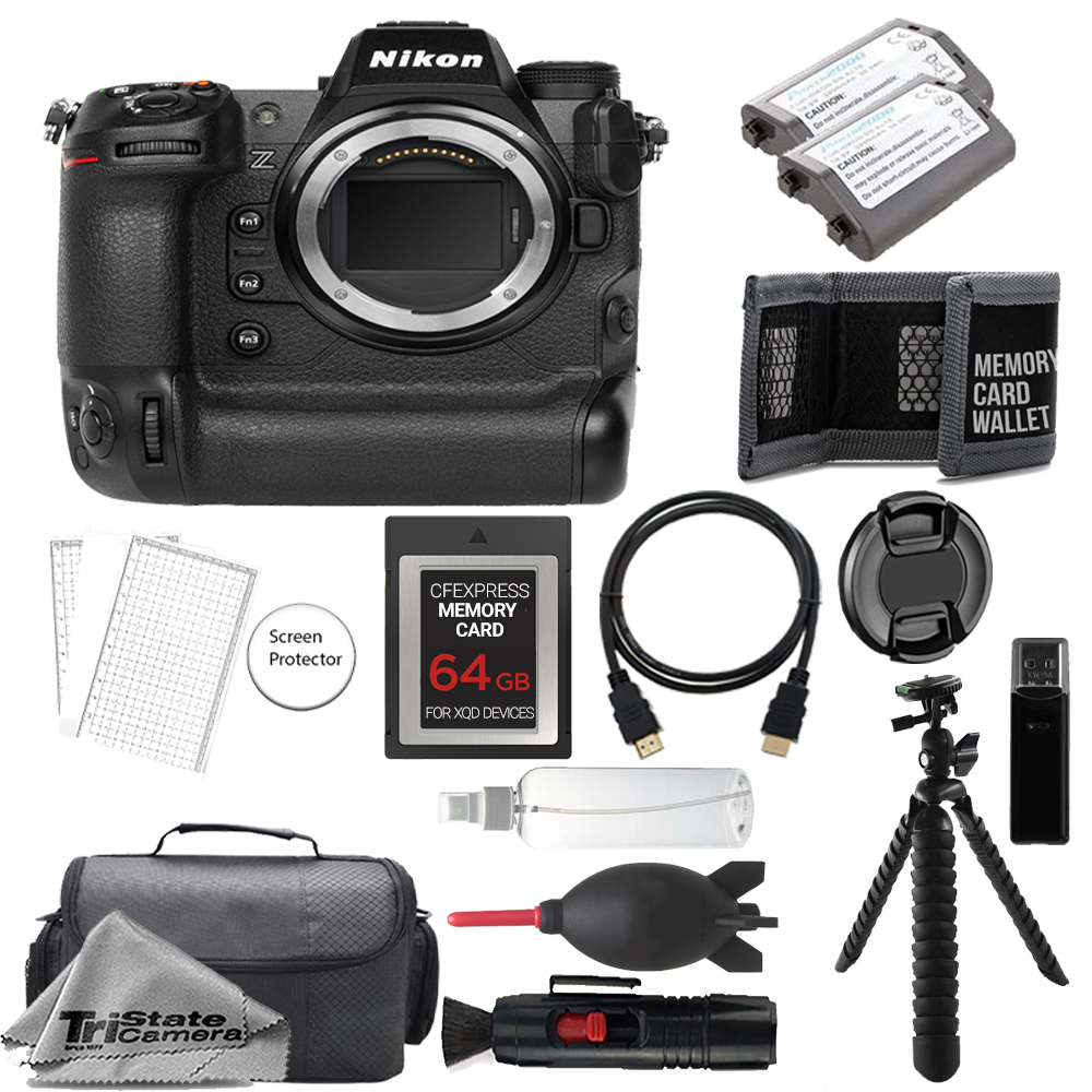 Z9 Mirrorless Camera (Body) 64GB + Extra Battery+ Tripod- Accessory Kit *FREE SHIPPING*