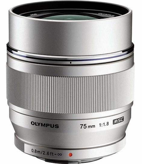 M.Zuiko Digital ED 75mm f/1.8 Lens - Silver *FREE SHIPPING*