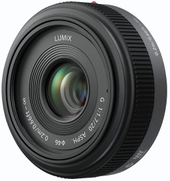 Auto Focus Lumix G 20mm F/1.7 Aspherical Micro 4/3 Pancake Lens (46mm) *FREE SHIPPING*
