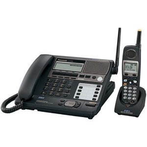 KX-TG4500B 5.8 Ghz 4-Line FHSS Expandable Cordless Phone System with Call Waiting Caller Id and Answering System