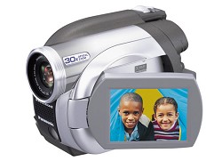 Vdr-D200 Dvd Palmcorder Multicam Camcorder 30x Optical/1000 Digital Zoom Color Viewfinder 2.5inch LCD Screen