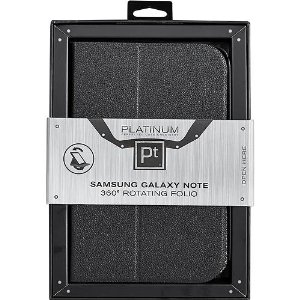 Rotating Folio Case for Samsung Galaxy Tab 3 10.1 - Black