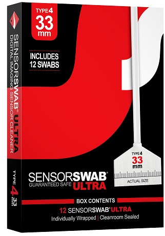 Sensor Swabs ULTRA 33mm Type 4 - 12-Pack *FREE SHIPPING*