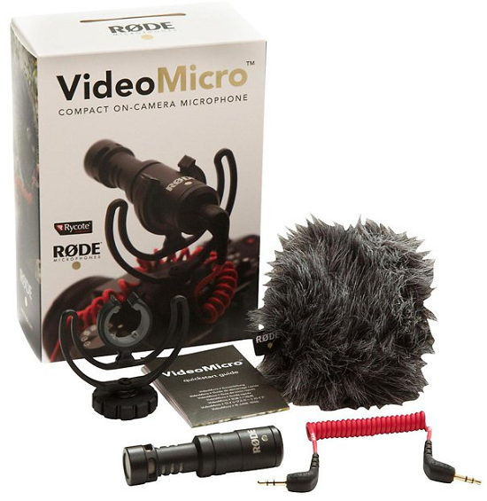 VIDEOMICRO Compact On-Camera Microphone *FREE SHIPPING*