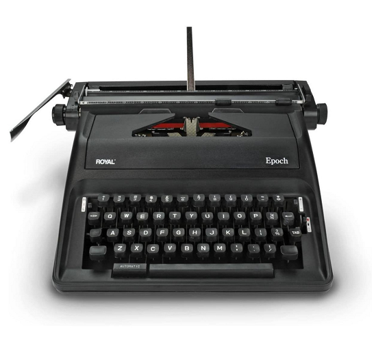 79100G Epoch 11-Inch Portable Manual Typewriter - Black