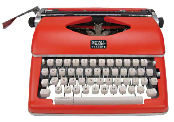 79120Q 11-Inch Classic Manual Typewriter - Red *FREE SHIPPING*