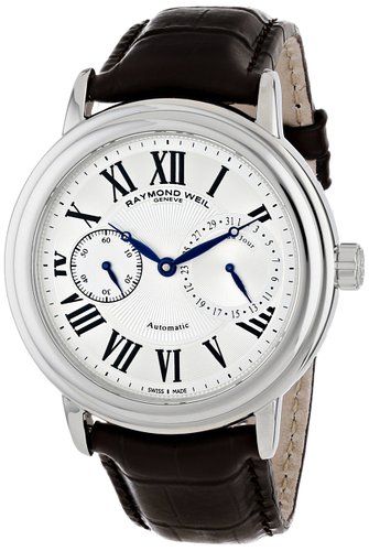Men's 2846-STC-00659 Maestro Stainless Steel Watch with Synthetic Leather Band *FREE SHIPPING*