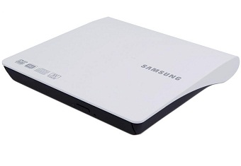 SE-208DB/TSWS 8x Slim DVD+/-RW Slim USB External Drive, White
