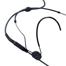 Black Hsp Neckband With (2) Boom Arm Clips *FREE SHIPPING*
