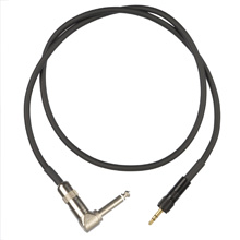 Ci1-R Right Angle Guitar Cable For Evolution Wireless Bodypack Transmitters