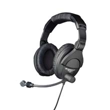 Supraural, Closed Headphones With Supercardioid Dynamic Boom Microphone *FREE SHIPPING*