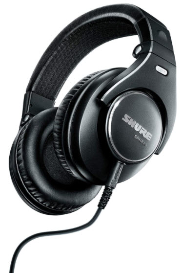 SRH840 Closed-Back Pro Studio Monitor Headphones - Black