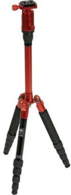 T-005XRed Ultra-compact Aluminum Alloy Tripod With C-10x Ball Head Kit - Red *FREE SHIPPING*