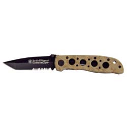 Ck5tbsd 4.1&Quot; Black Tanto Serrated Blade With Desert Handle