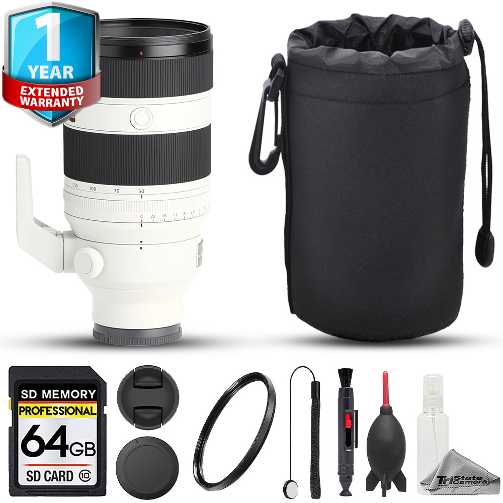 FE 50-150mm f/2 GM Lens (Sony E) - 8pc 64GB Bundle + 1 Yr Warranty *FREE SHIPPING*